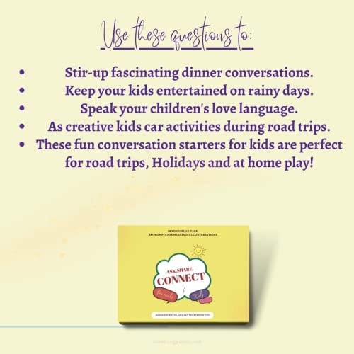 100 convo starters for parents & kids - 18 years and up
