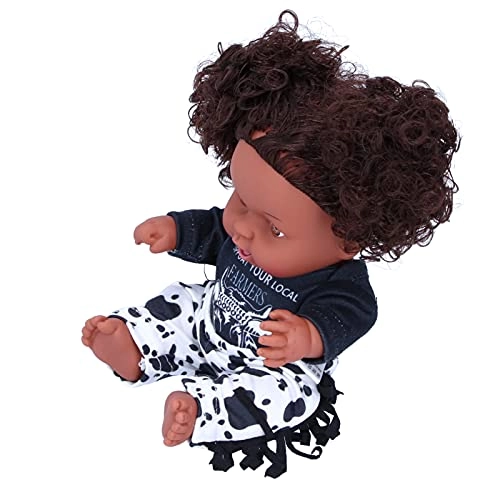 Reborn Baby Doll - 25cm Vinyl Black
