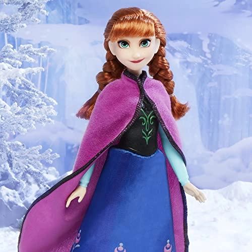 Anna Fashion Doll - Long Red Hair Outfit Inspired by Frozen 2 Ages 3+