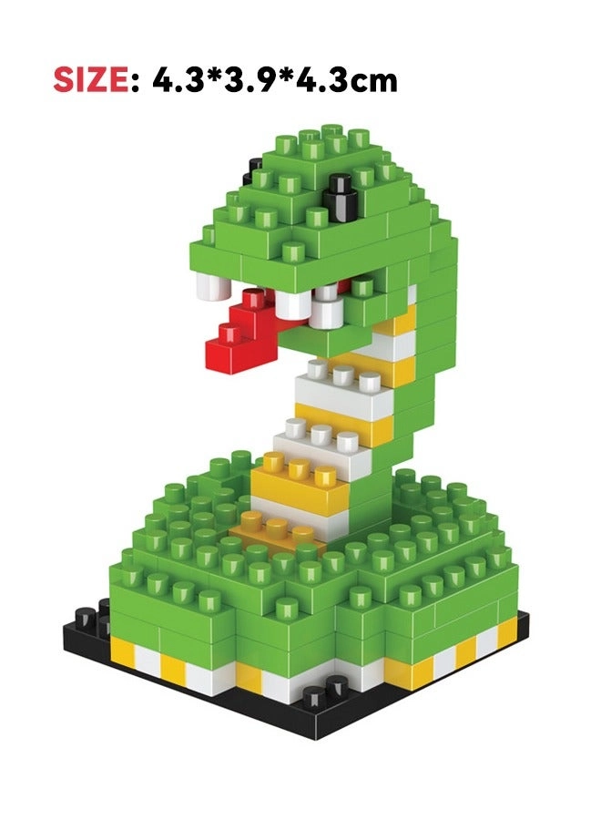 Animal Stacking Blocks - Camel/Crocodile/Horse/Snake 4 pcs Pack