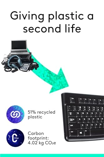 USB Keyboard - Low-profile 104-key layout Wired/Wireless