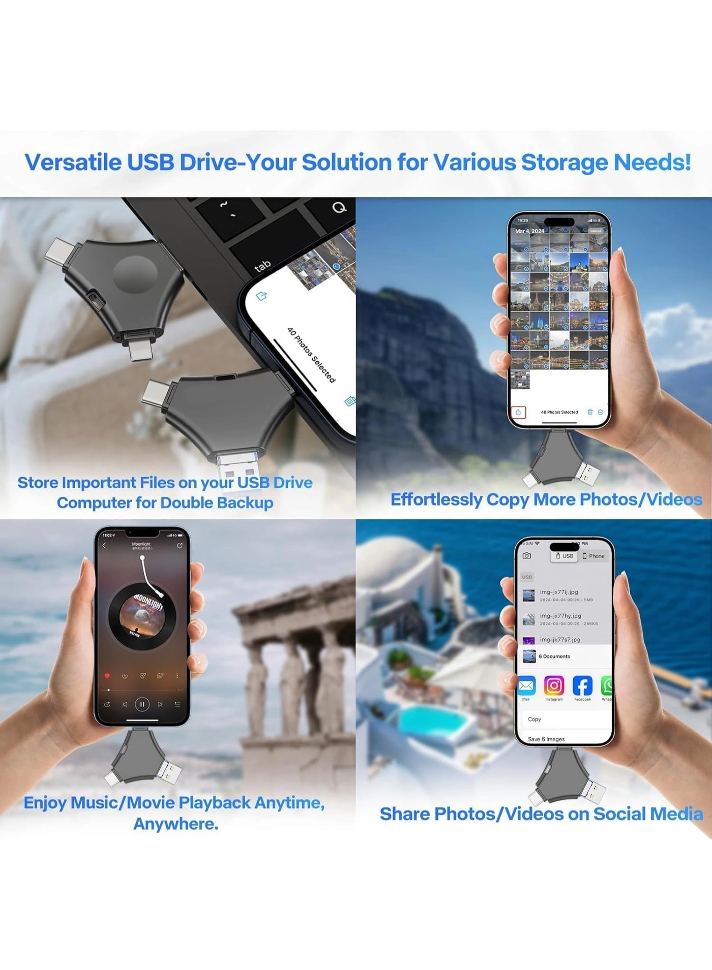 USB Flash Drive - USB 3.0 Type-C 2TB