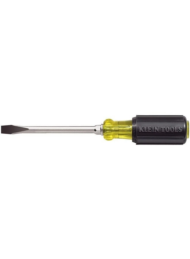 Klein Tools 602-6 - 5/16-Inch Keystone Tip Screwdriver 6-Inch Cushion Grip Handle
