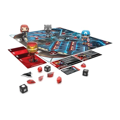 Funkoverse: Marvel 100 - Captain America + Black Widow + Iron Man + Black Panther - 4-Pack 3'' (7.6 Cm) POP! (French)