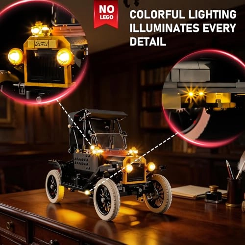 2.0 Light Kit Compatible with Lego Icons Ford Model T 11376