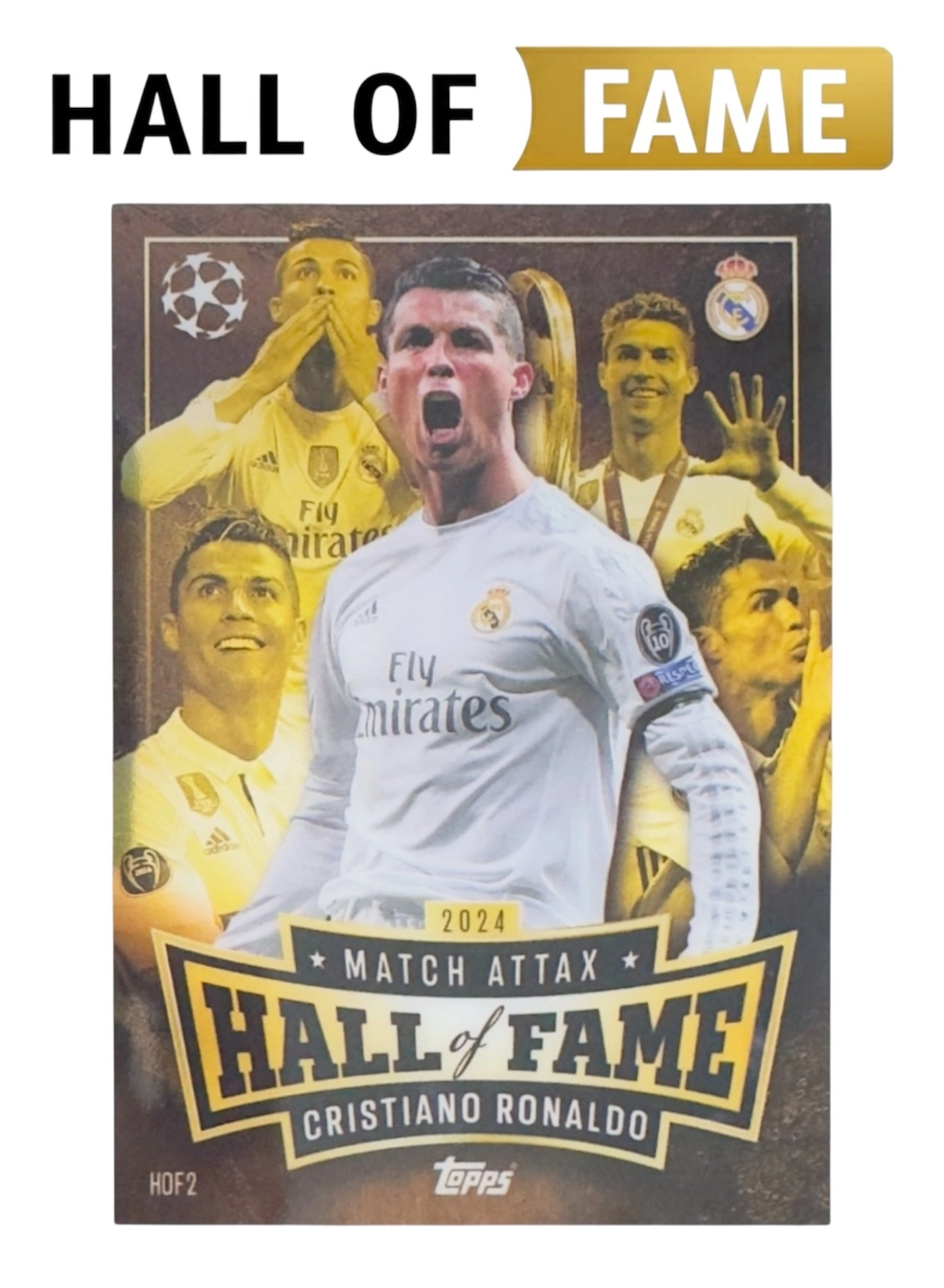 Topps Match Attax 24/25 Cristiano Ronaldo Hall of Fame + 50 Bonus Cards - 50 pcs