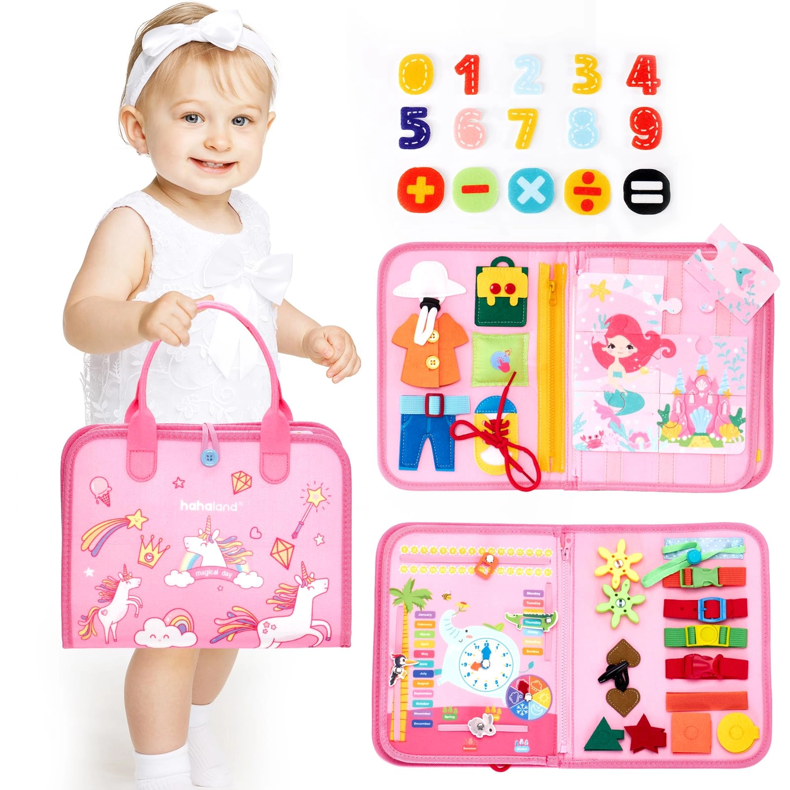 CubicFun Toys Industrial Co.,Ltd Montessori Busy Board - 3+ 1 pieces