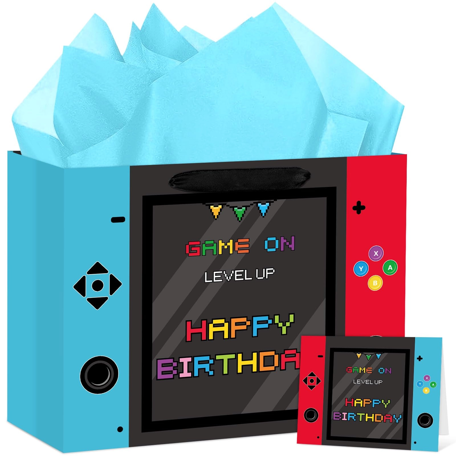 Hooqict Video Game Birthday Gift Bag - 1 count Party