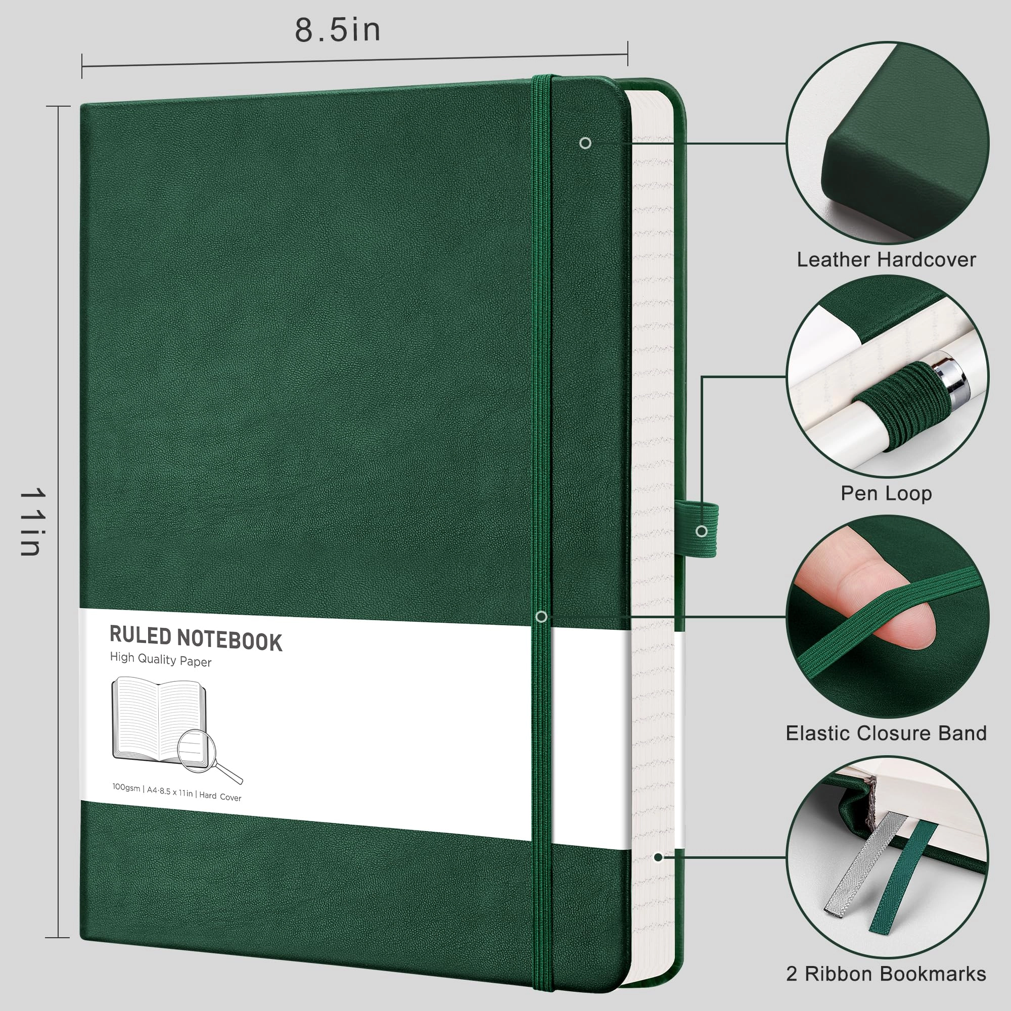 Notebook A4 Hardcover - Blank 192 Pages