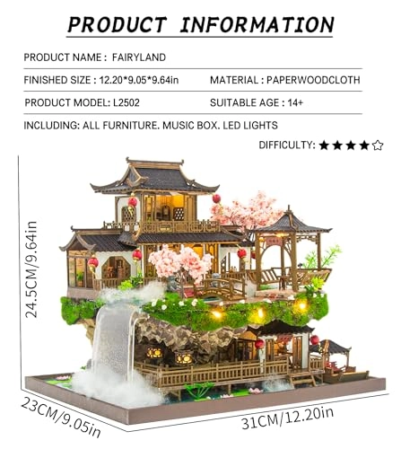 DIY Miniature Dollhouse Kit - 124 scale