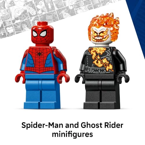 Super Heroes Spider-Man Vs Ghost Rider Motorcycle (76335) - 6+