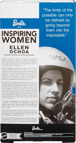 Ellen Ochoa Fashion Doll - Inspiring Women Astronaut Space Suit Ages 6+