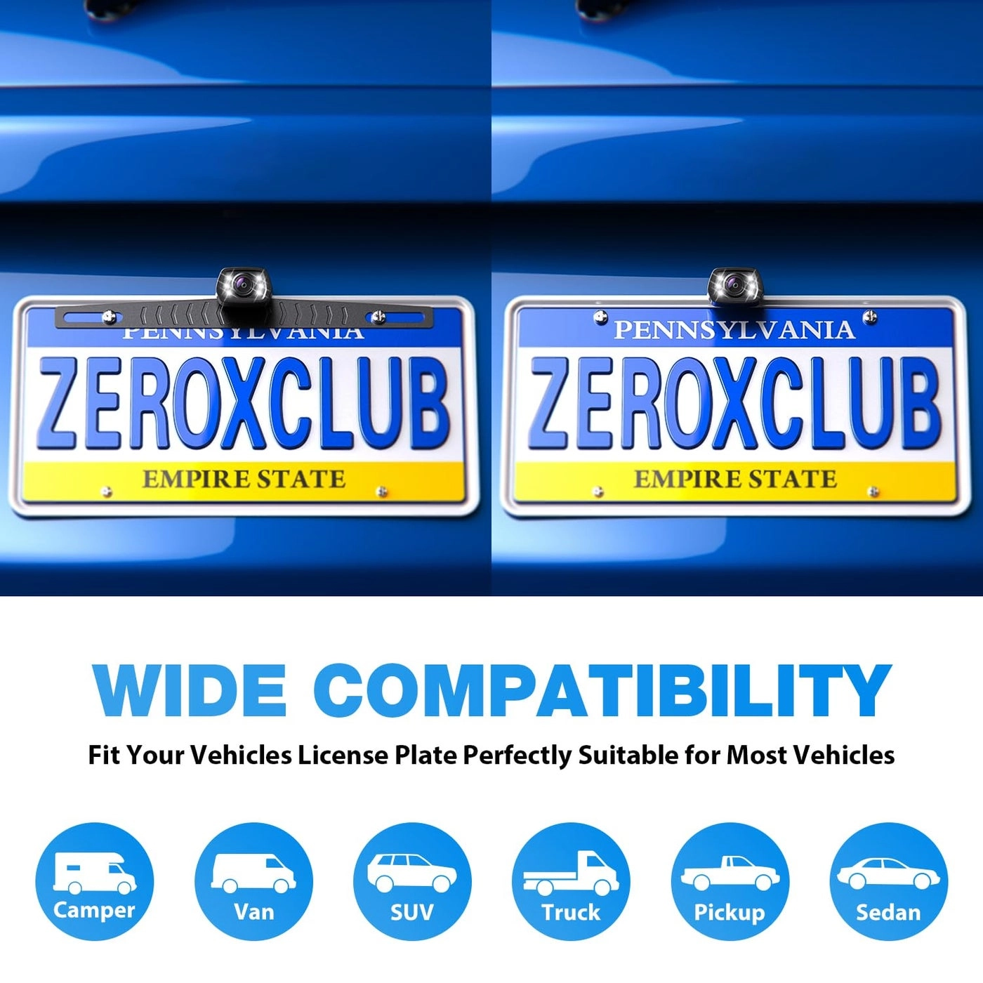 Wired Backup Camera - Night Vision Wired 1080P