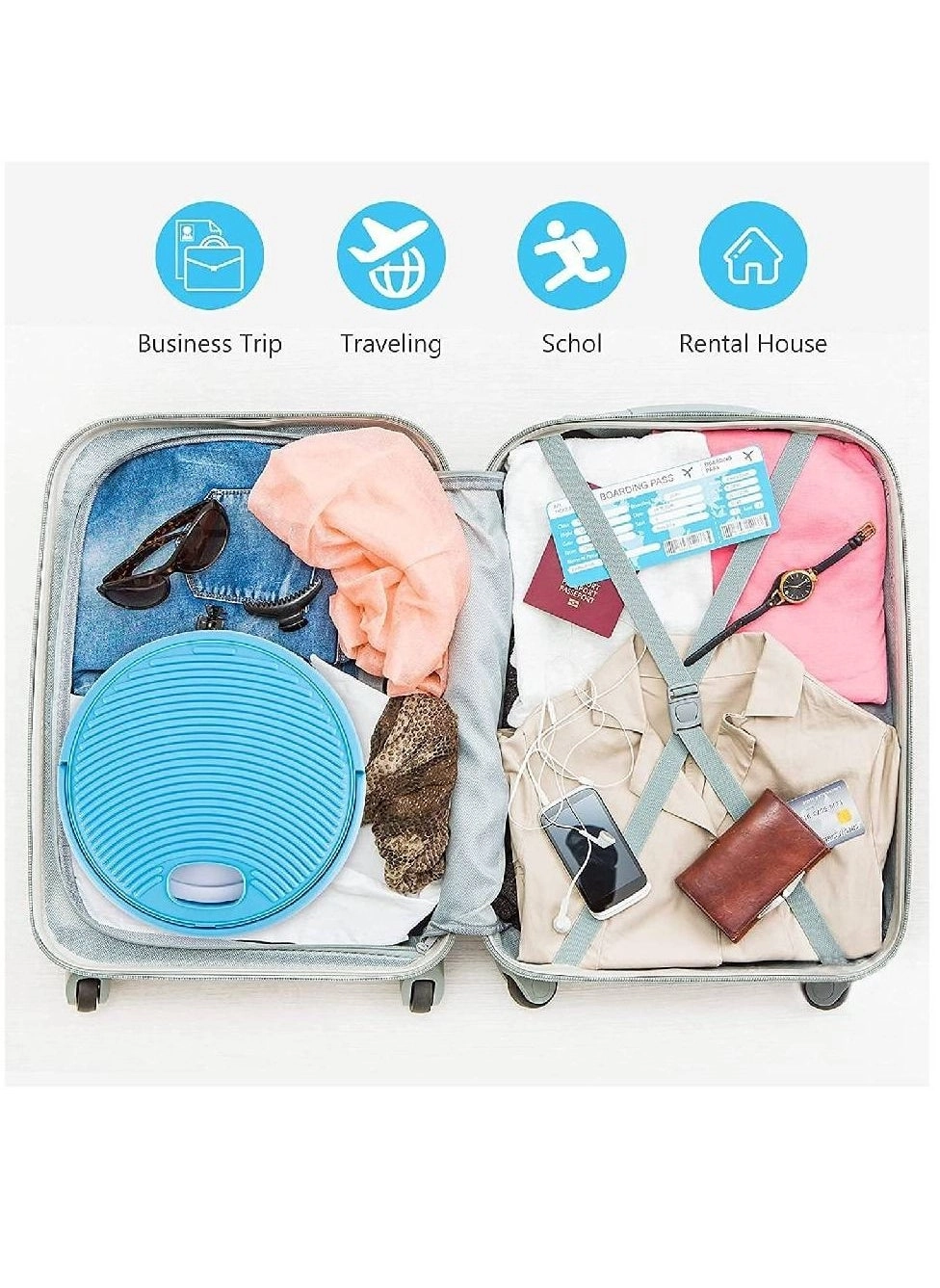 Portable Automatic Mini 7 Liter Folding Washing Machine Small Foldable Bucket Laundry Washer For Dormitories gennext