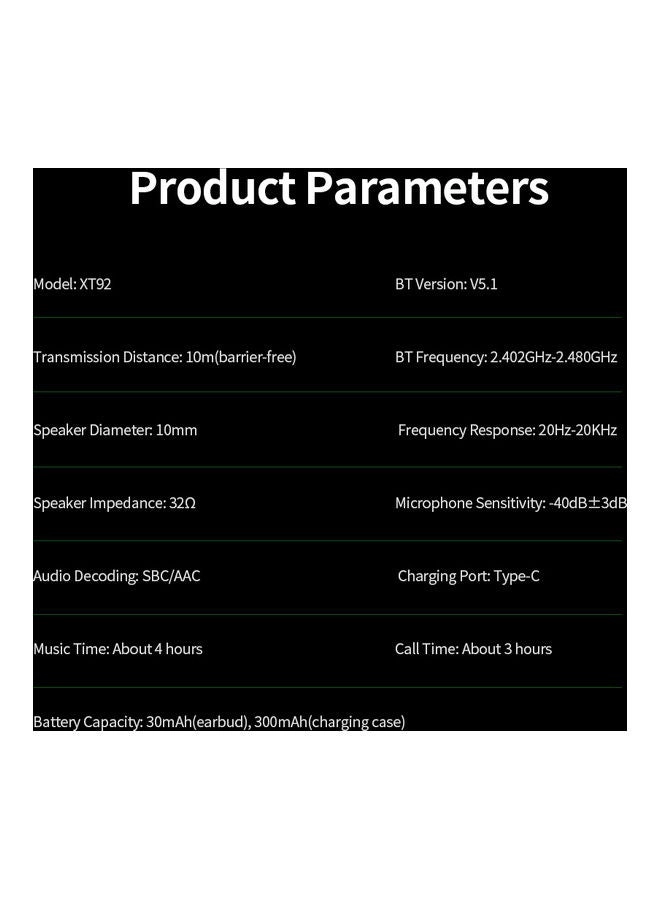XT82 Wireless Earbud