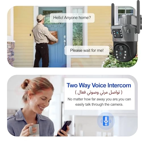 Solar WiFi Security Camera 2K