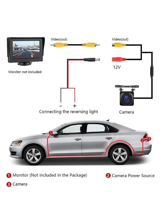 Reversing Camera - Night vision RCA 1080P