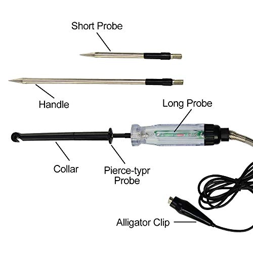 GK5225 - 12 Volts alligator clip Voltmeter