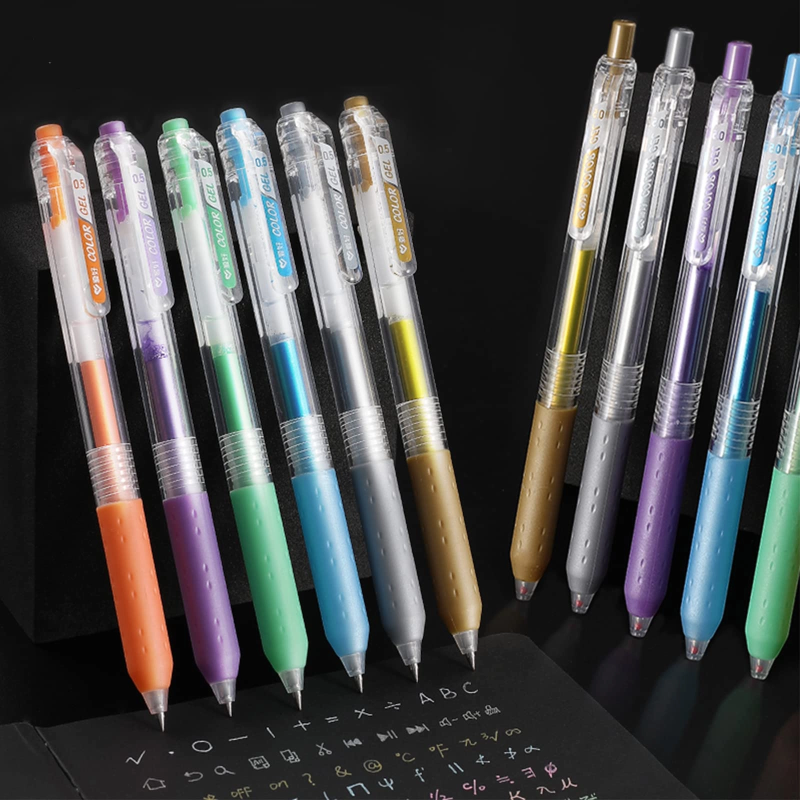HysmmxHer Bible Journal Pens - Metallic colors Fine