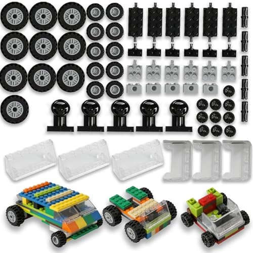 wheels and axles - 120 pcs