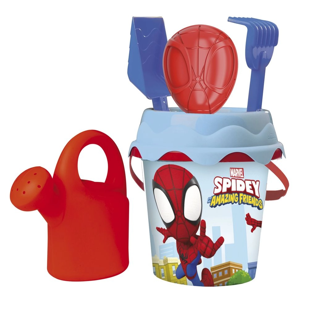 Smoby Garnished Bucket - Spidey 5 Pcs Medium