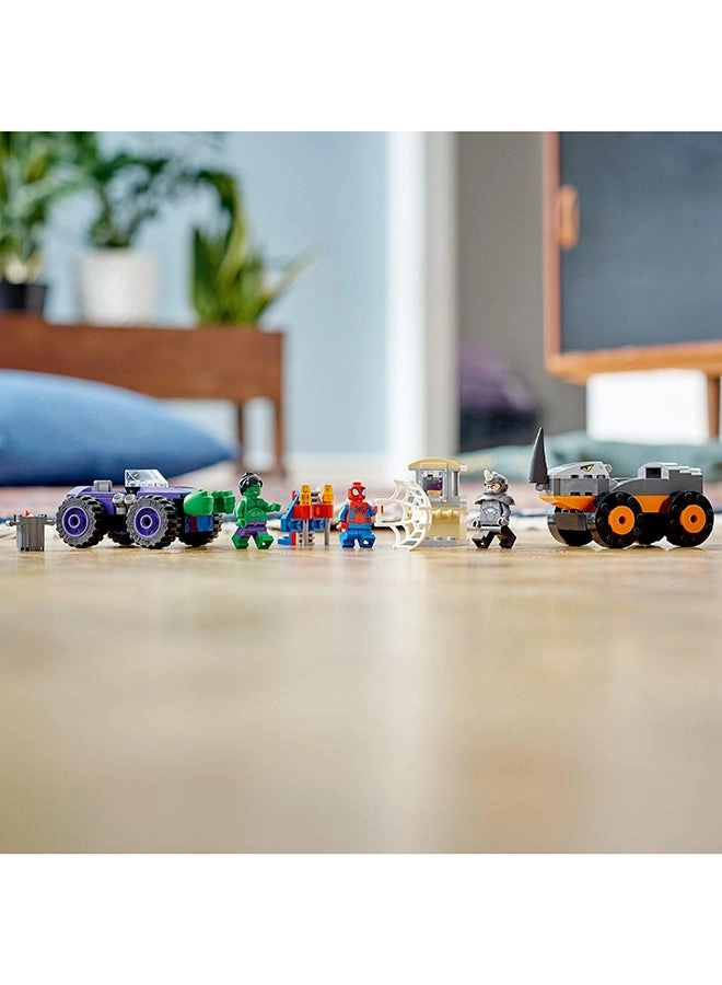 Marvel Hulk vs. Rhino Truck Showdown (10782) - Spidey And His Amazing Friends Series