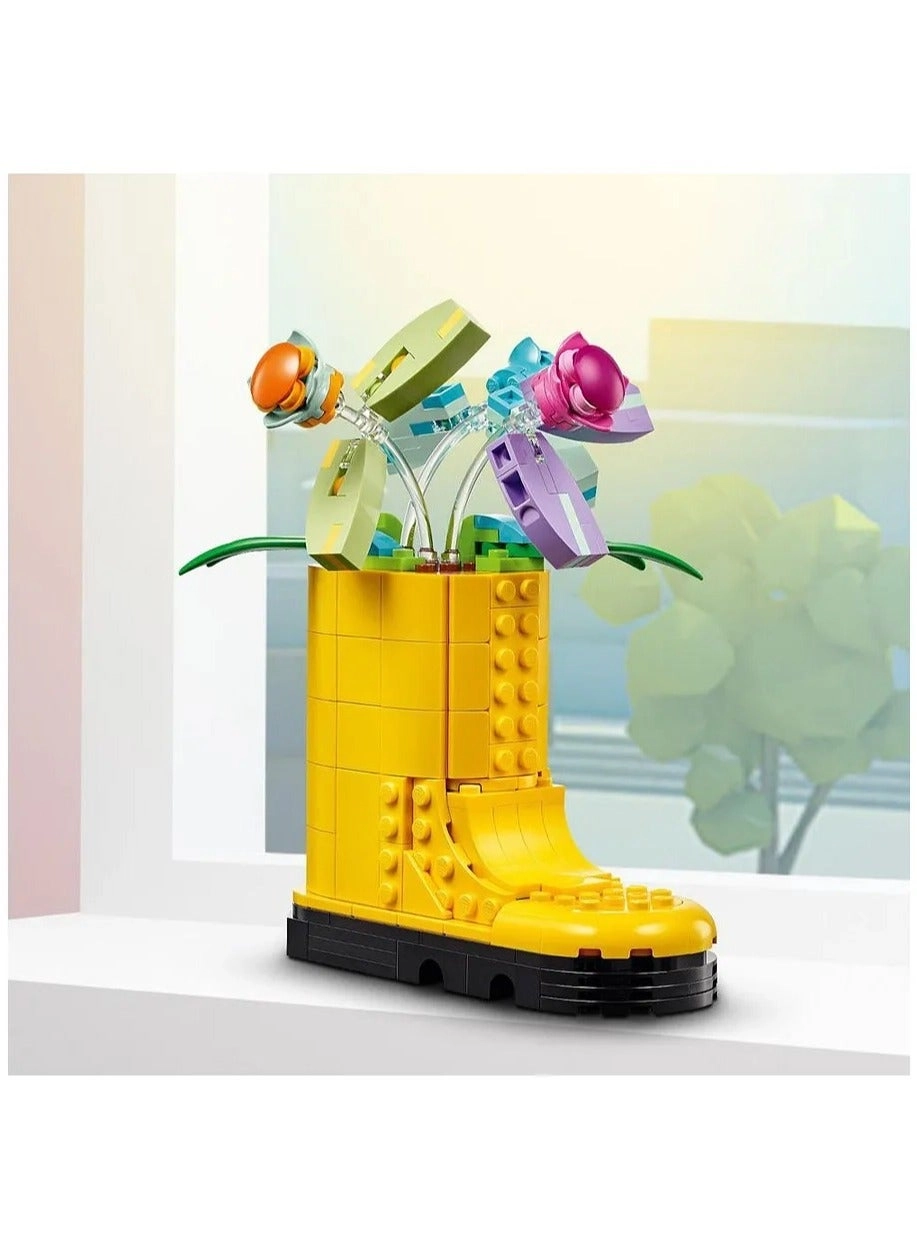 Flowers in Watering Can (31149) - Yellow