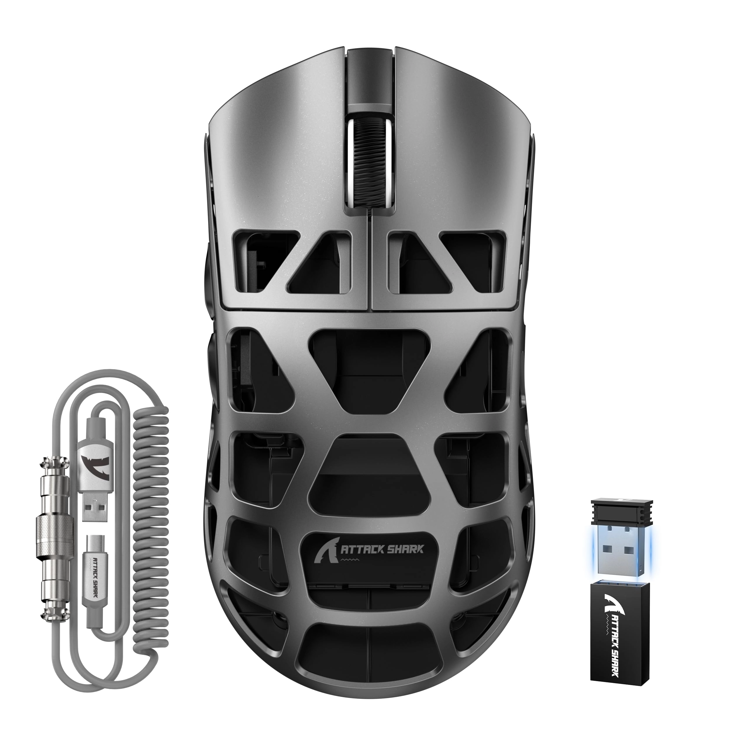 R3 Superlight 46g Magnesium Alloy Gaming Mouse - 2.4Ghz Bluetooth USB
