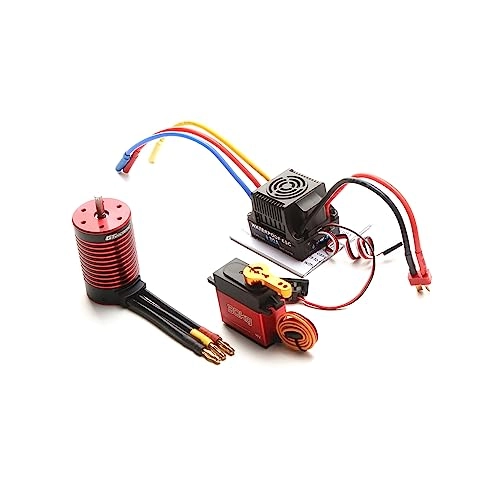 3660 Brushless Motor - 2600KV Waterproof + 80A Brushless ESC + 30KG Servo