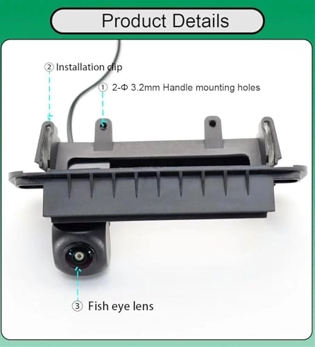 Rear View Camera - Night vision Wire AHD 720P