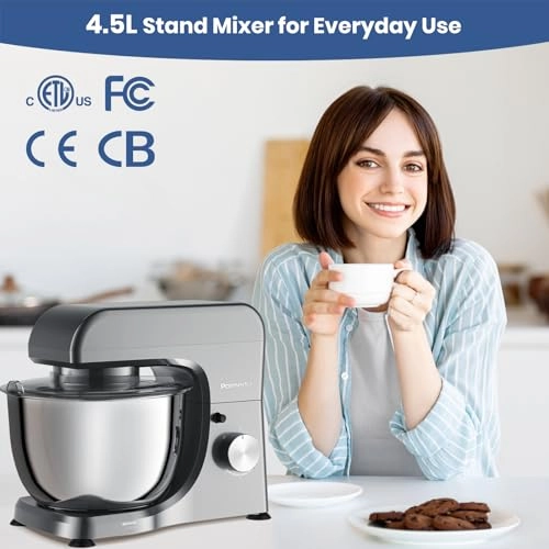 Electric Kitchen Mixer - 4.5 Liters 1000 watts