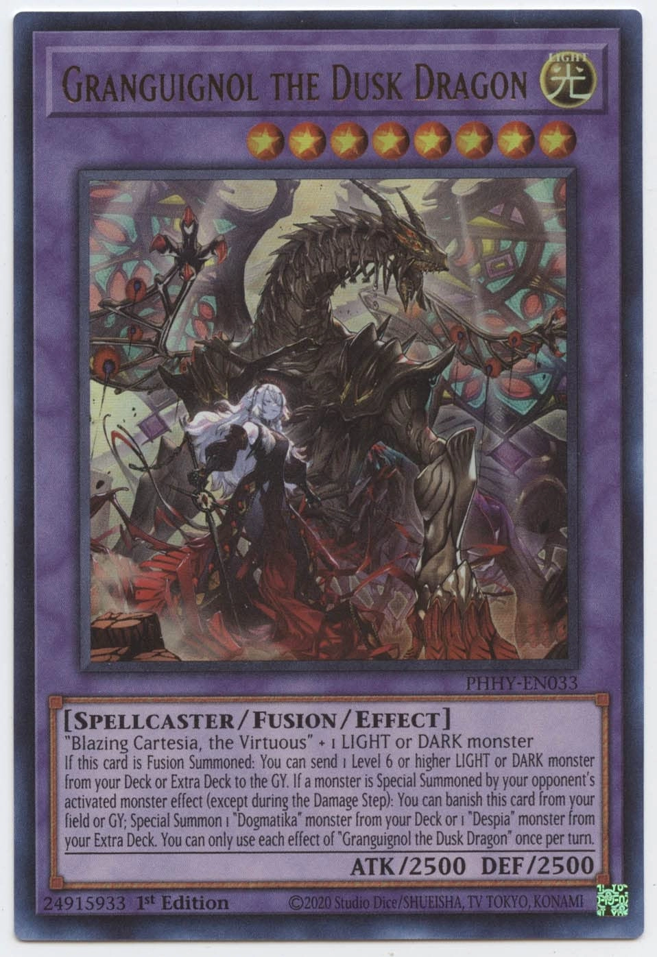 Yu-Gi-Oh! Granguignol The Dusk Dragon PHHY-EN033 - 1st Edition