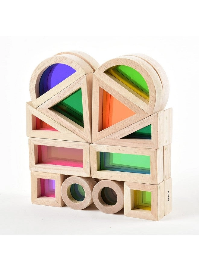 Color Mixing Wooden Blocks - 24pcs