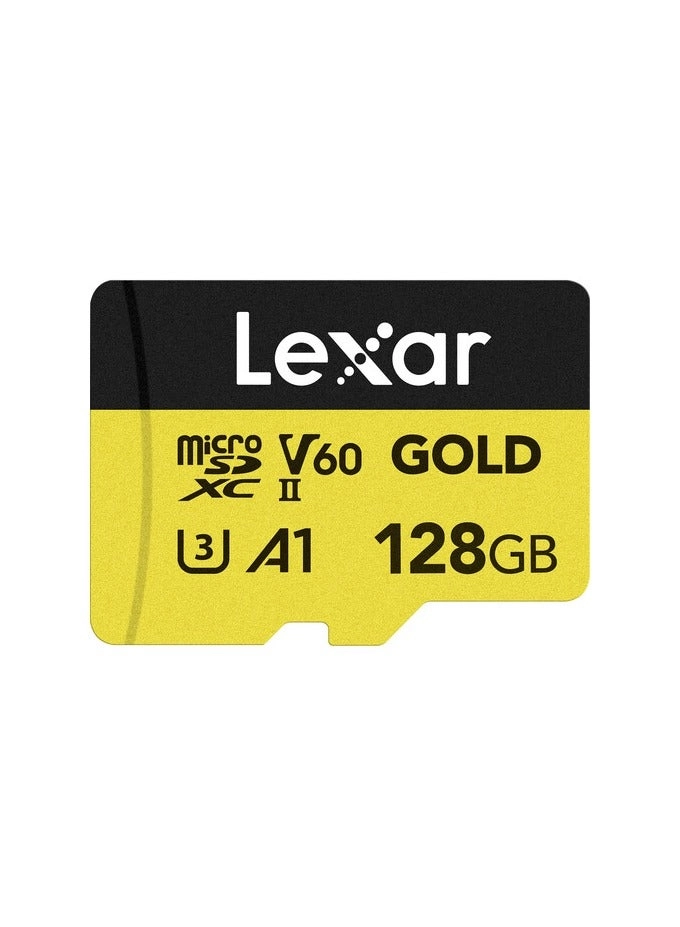 Lexar Gold microSDXC UHS-II U3 V60 128GB
