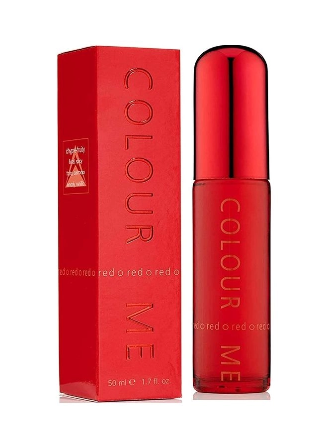 Colour Me Red Eau de Toilette 50ml Bundle