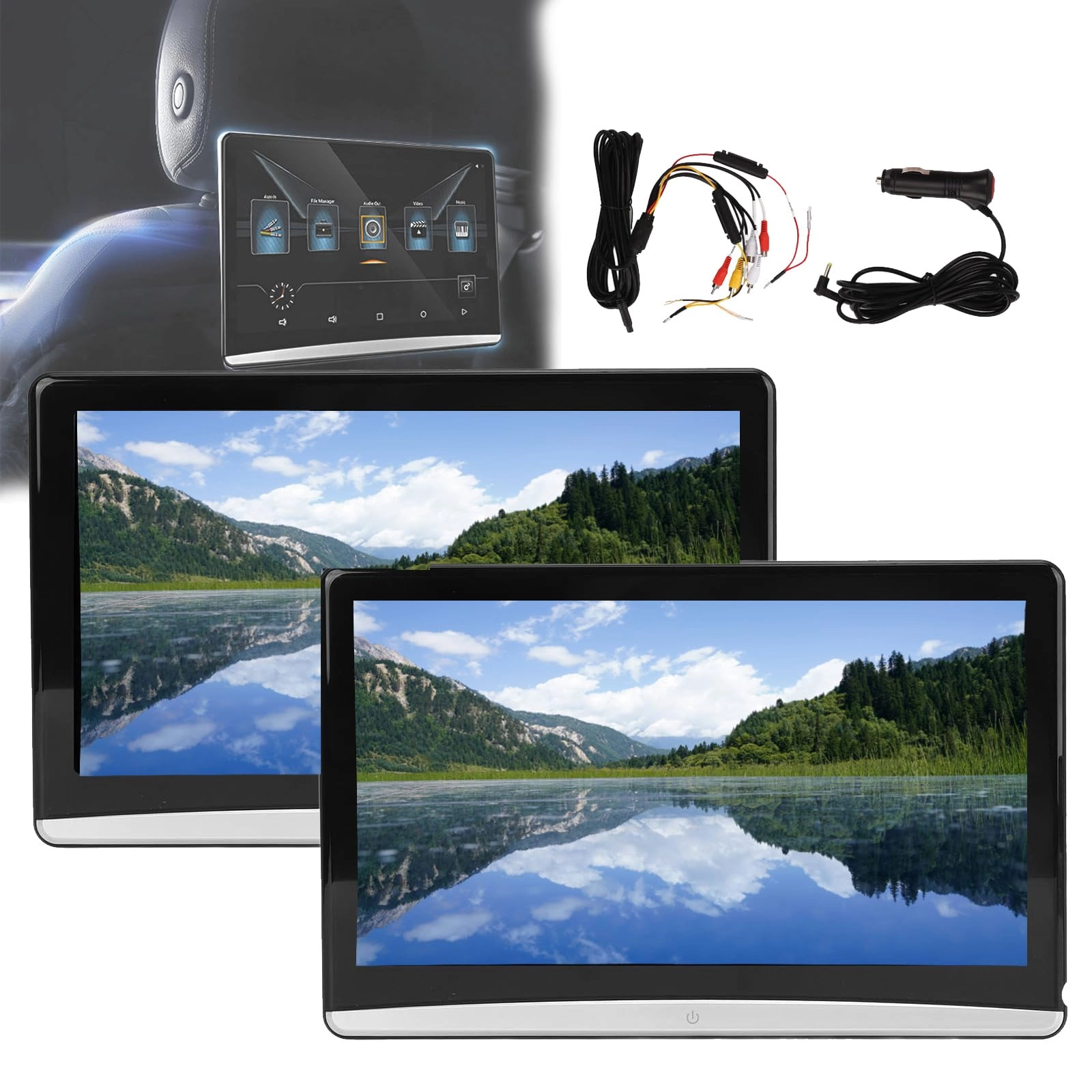 Car Headrest Video Player - 13.3in