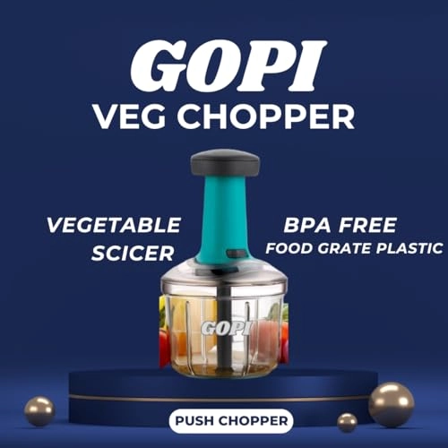 Push Chopper - 0.9 Liters 5-Blade