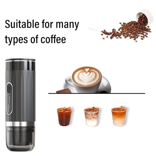 Portable Coffee Machine - 80ml capsule powder