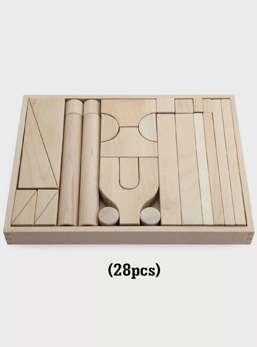 Beech Wood Block - 6 Trays Set#2