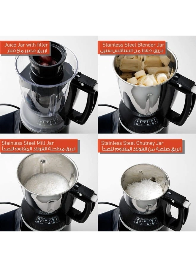 Mixer Blender - 4 Jar Stainless Steel