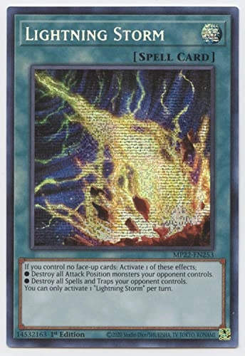 Lightning Storm MP22-EN253 - Prismatic Secret Rare 1st Edition