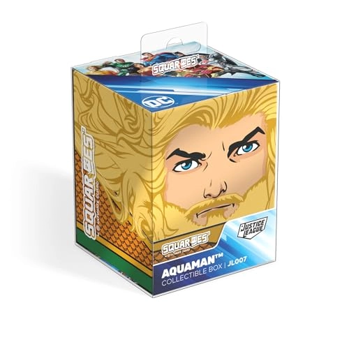 Aquaman - DC JUSTICE LEAGUE - Squaroes - Deck box holds up to 100 double-sleeved / 120 single-sleeved - Made in Germany
