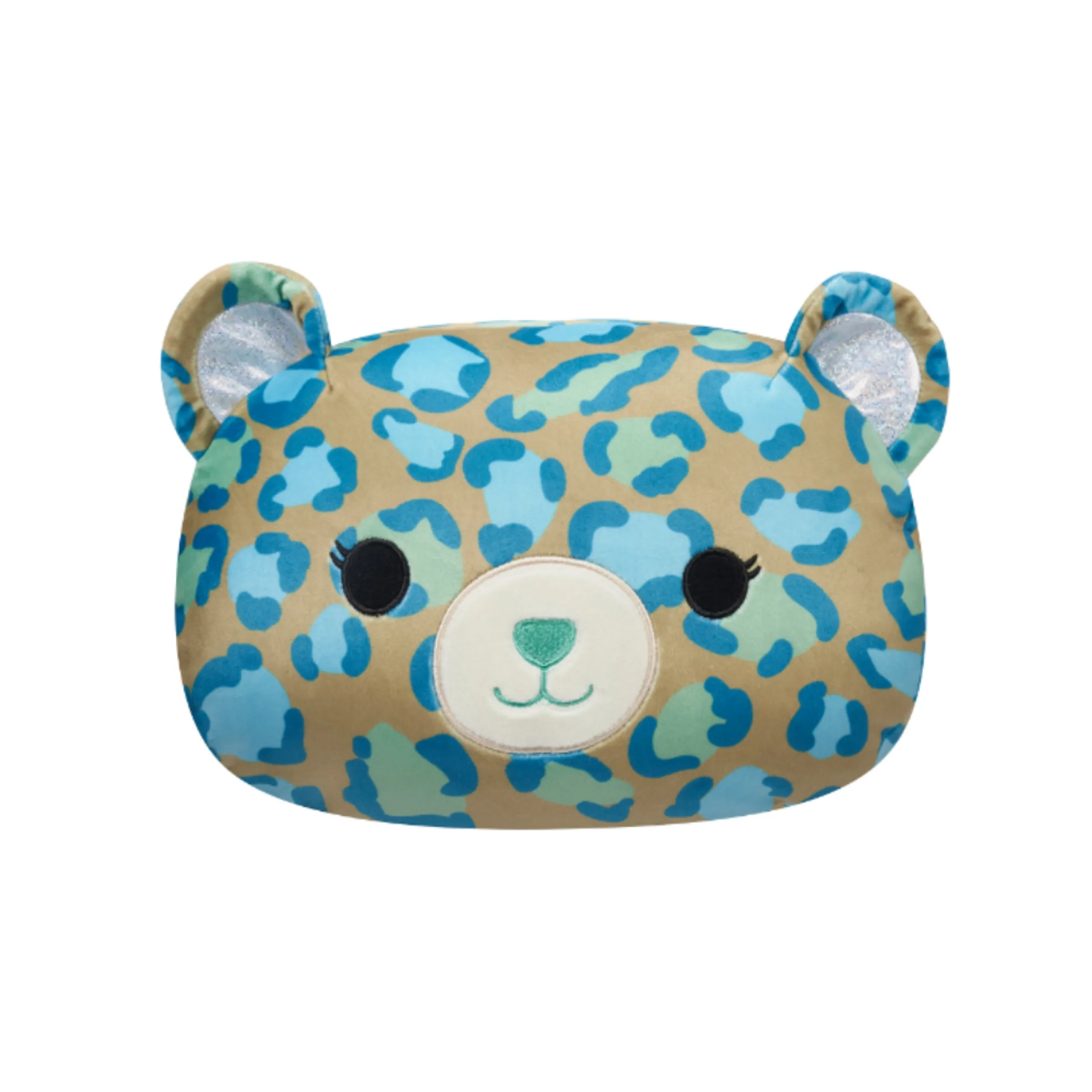 Squishmallows Enos - Medium Plush 12 inch Dark Green Leopard