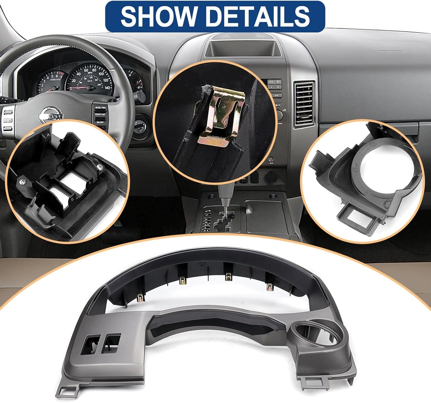 Instrument Cluster Dash Panel Gauge Cover - Nissan Titan Armada 2004-2006