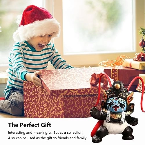 Panda face changing doll - Resin