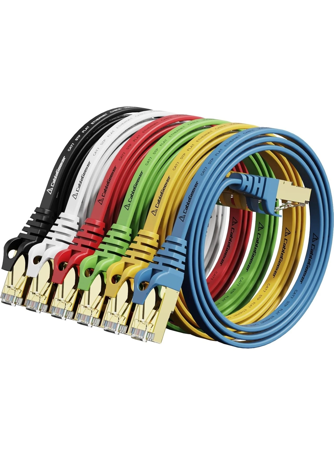CableGeeker Cat7 Ethernet Cable Pack