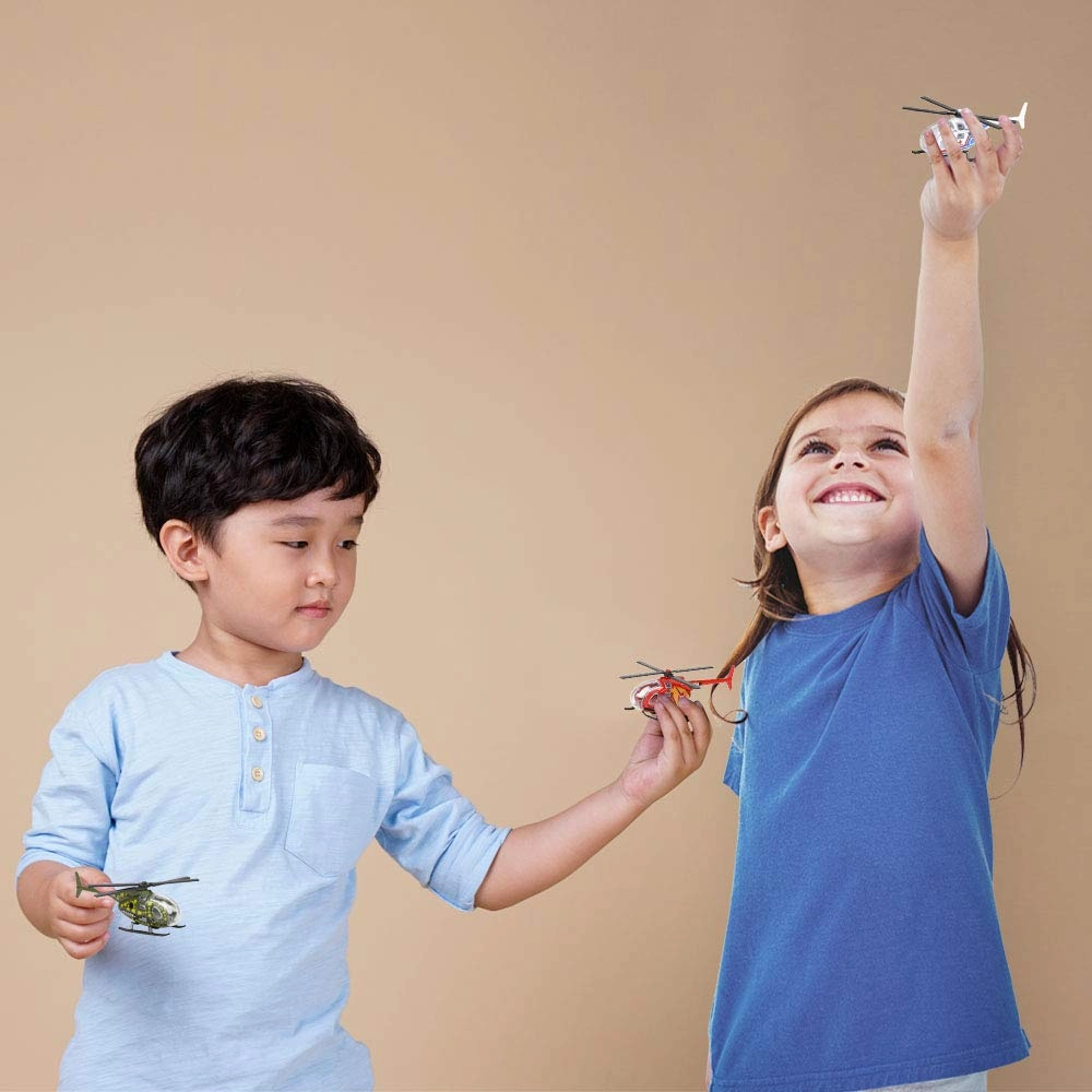 Diecast Helicopter - 4pcs