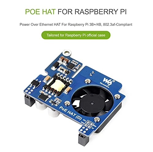 PoE HAT (D) - 37V ~ 57V DC in IEEE 802.3af PoE
