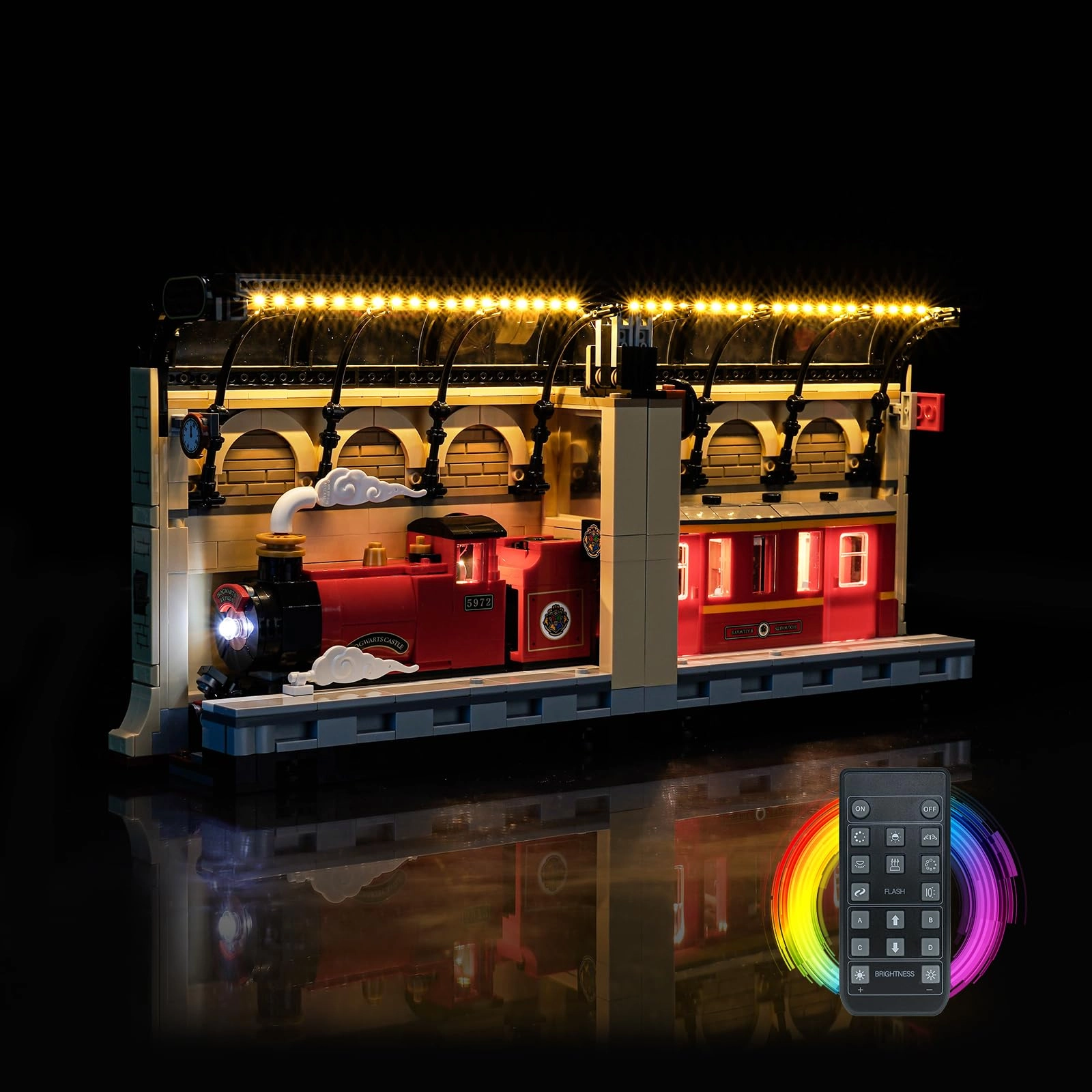 BrickBling LED Light Kit - Copper Line for LEGO 76450 Hogwarts Express