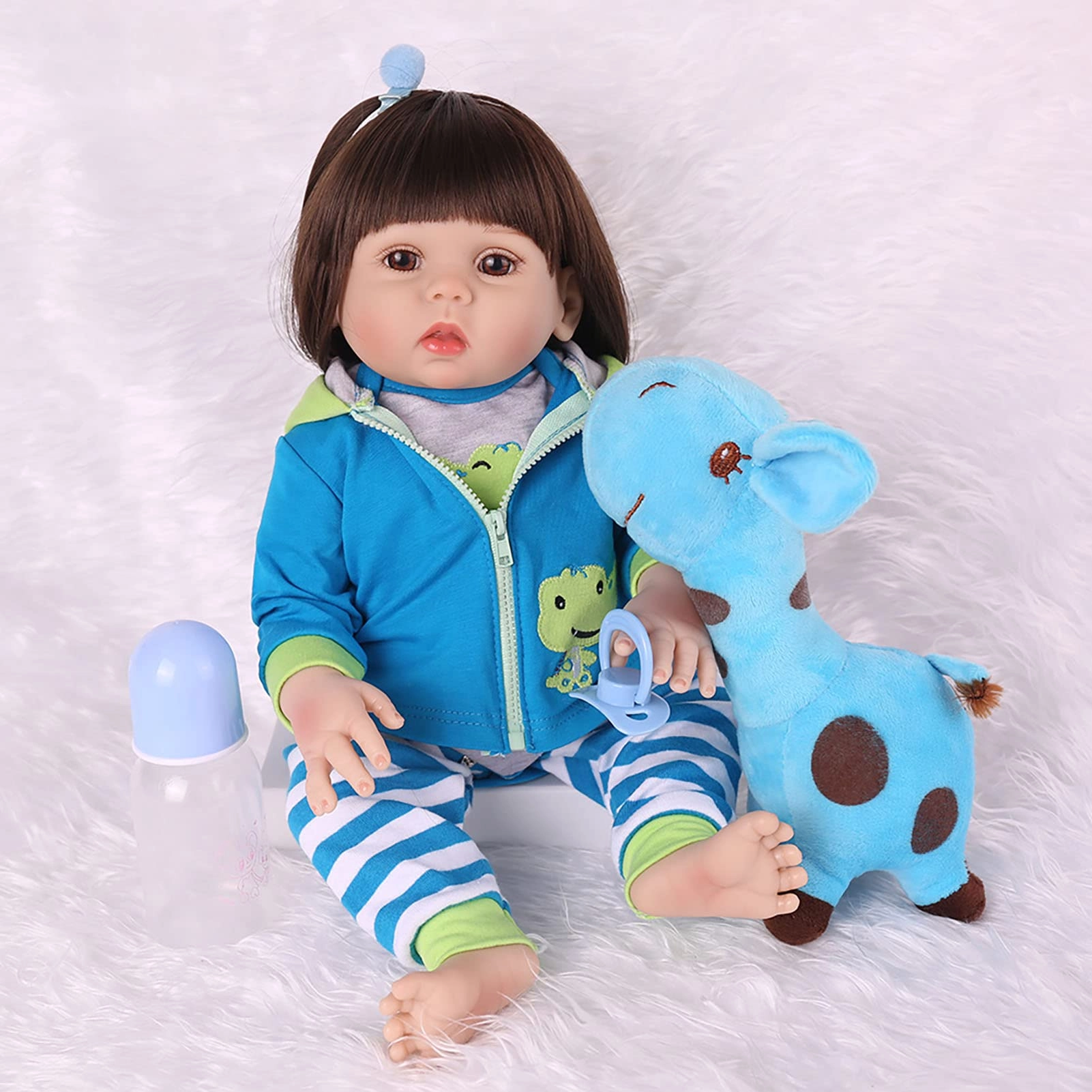 Reborn Baby Doll - 18 Inch 45cm Soft Vinyl Girl